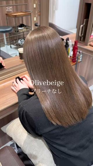 セミロング 🦋盛れるレイヤー/ ベージュ/Ryugaのヘアスタイル
