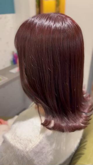 セミロング 韓国スタイル🇰🇷 annaのヘアスタイル