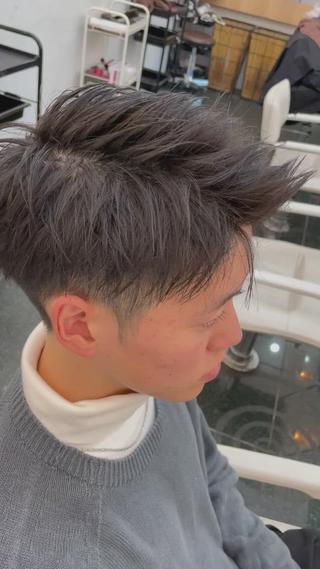 ショート パーマ メンズ 💇🏻‍♂️パーマ ニキ✨本田龍斗のヘアスタイル
