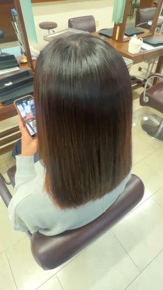 ミディアム パーマ 越納 陸のヘアスタイル