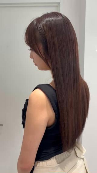 カラー 上品ヘア✖️艶髪 𝑅𝐼𝐾𝑈のヘアスタイル