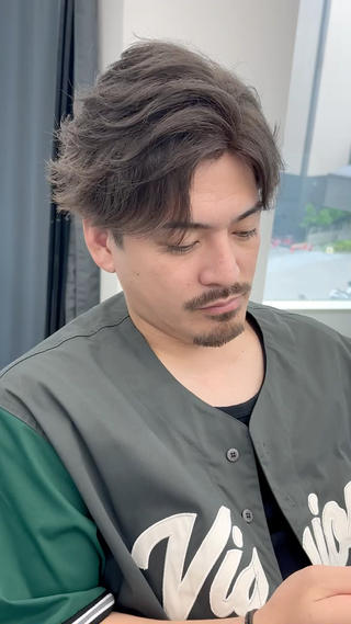 ショート パーマ 博多メンズサロン 田中のヘアスタイル