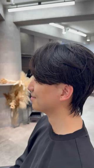 ショート パーマ メンズ 新宿メンズ専門 モテ清潔感パーマ特化のヘアスタイル