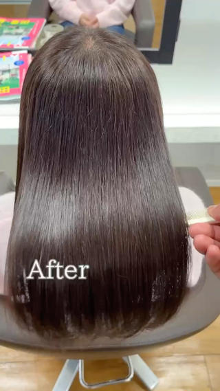 ロング オ ギのヘアスタイル