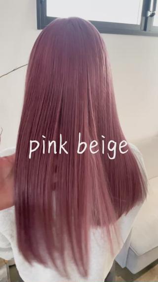 ロング カラー ✨艶ブリーチカラー ✨四ノ宮裕己のヘアスタイル