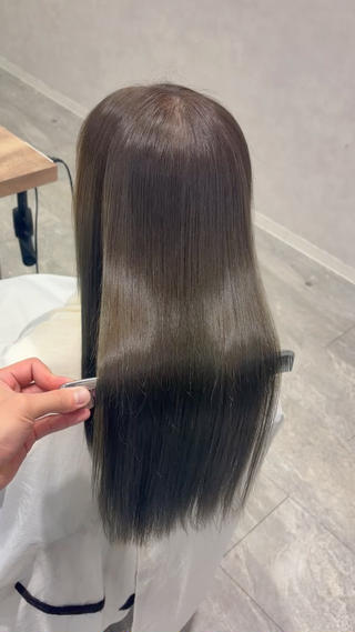 ロング 髪質改善 石井良典のヘアスタイル