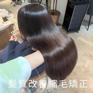 ロング 縮毛矯正/レイヤー 💎やまもとちひろのヘアスタイル