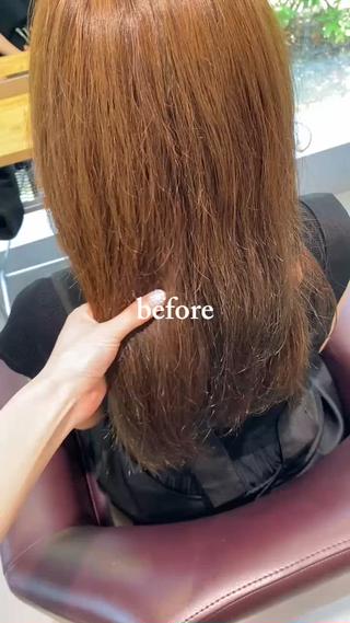 ロング ️🫧透明感カラー& 髪質改善🎀いさきのヘアスタイル