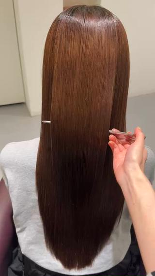 ロング ️🫧透明感カラー& 髪質改善🎀いさきのヘアスタイル