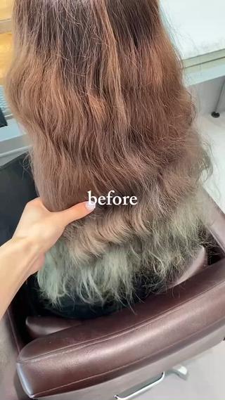 ロング ️🫧透明感カラー& 髪質改善🎀いさきのヘアスタイル