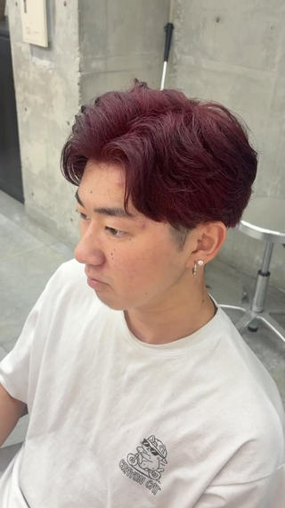 カラー メンズ あずまりんの/メンズ /ブリーチ特化のヘアスタイル