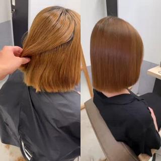 ボブ\髪質改善