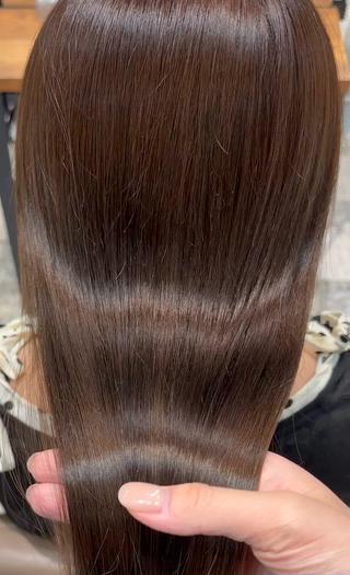 ロング 笹澤 奈央のヘアスタイル