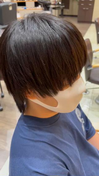 ミディアム メンズ 吉田 健吏のヘアスタイル