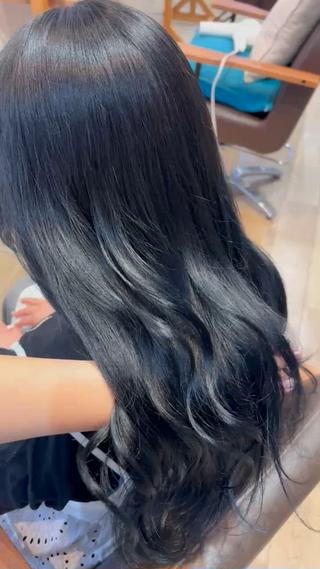 ロング カラー RINNO🌷透明感 カラー/髪質改善のヘアスタイル