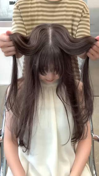 ロング カラー 高橋大樹/グレー ジュ/ブリーチなしのヘアスタイル