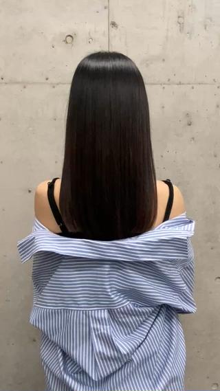 ロング 下方 研人のヘアスタイル
