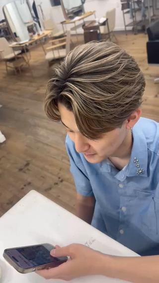 ショート カラー メンズ メンズ特化サロン ユウヘイのヘアスタイル