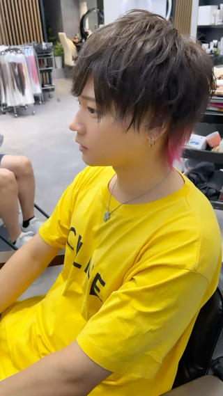 ショート カラー パーマ メンズ アイブロウ 半個室メンズ カット🥕羽鳥淳妃のヘアスタイル