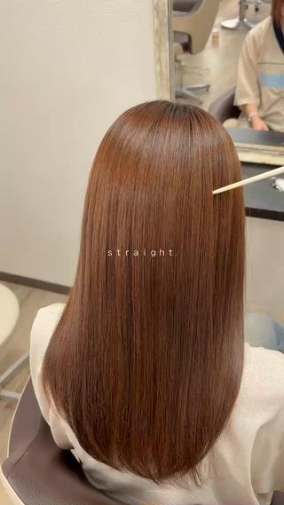 ロング スナハラ リョウカのヘアスタイル