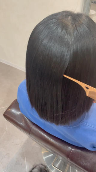 ロングからのバッサリボブ＆縮毛矯正で朝を楽に
メニューはカットのみですがメッセージ内で、
カラーやトリートメント、縮毛矯正のご相談もお受けしております！！ぜひ綺麗にさせて下さい！！ 