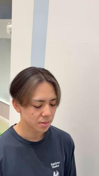 カラー メンズ ☀️🌈メンズパーマ 渡辺将功🎸💥のヘアスタイル