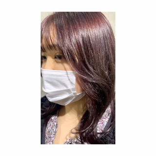 ミディアム カラー 🫧 みゆ🫧のヘアスタイル