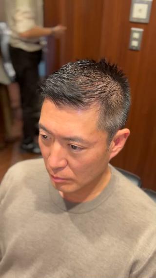 ショート メンズ 西本 健斗のヘアスタイル