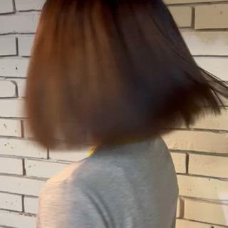ミディアム 💘札幌クロスパーマ 髪質改善💘rinaのヘアスタイル