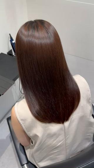 ロング 縮毛矯正/髪質改善 コヤマのヘアスタイル