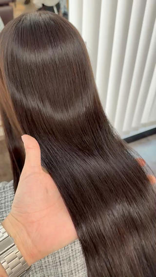 ロング 縮毛矯正/髪質改善 コヤマのヘアスタイル