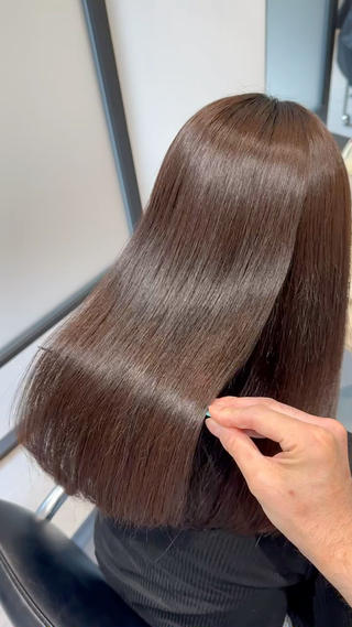 ロング 縮毛矯正/髪質改善 コヤマのヘアスタイル