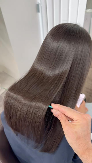 ロング 縮毛矯正/髪質改善 コヤマのヘアスタイル