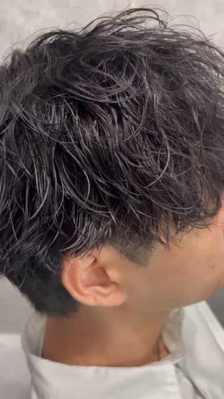 パーマ メンズ ⚡️大宮パーマ特化 美容師⚡️ 真裟斗のヘアスタイル