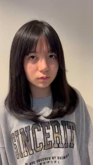 セミロング カットモデル募集中 MURAKAMIのヘアスタイル
