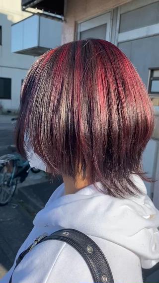 ショート カラー 黒川 奨のヘアスタイル
