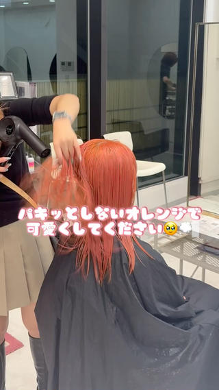 ロング カラー 色落ち綺麗🩰ハイ トーン🎀RINKAのヘアスタイル