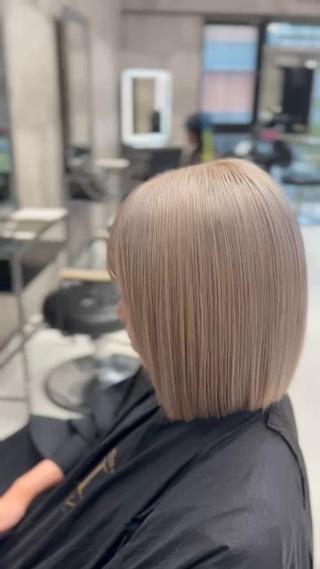 ミディアム カラー メンズ 推しカラー📣青、紫 寒色🫧かずき🫧のヘアスタイル