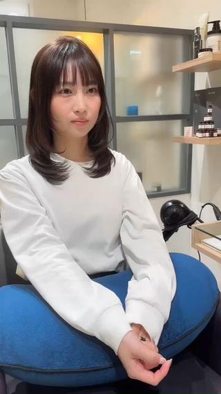 ミディアム カラー 宮澤 タケル ミディアムヘアのヘアスタイル