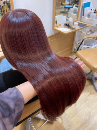 #秋カラー #ボルドーカラー #ワインレッド #秋冬カラー #暗めカラー 