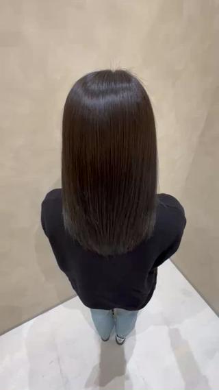 セミロング 酸性ストレート 青木優磨のヘアスタイル