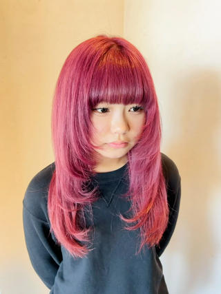 ロング 水田 芹七のヘアスタイル