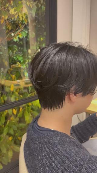 ショート パーマ メンズ 似合わせレイヤー✄﻿ ヨシノ マサキのヘアスタイル