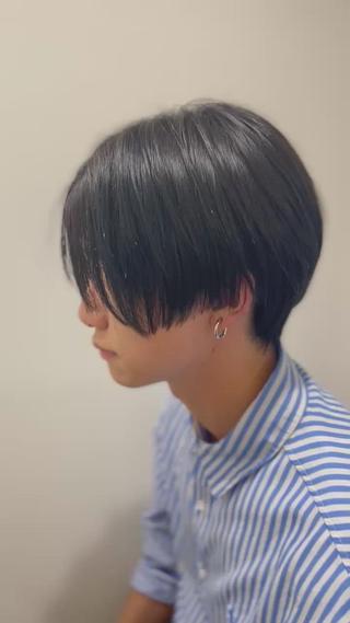 ミディアム ヘアアレンジ メンズ 似合わせレイヤー✄﻿ ヨシノ マサキのヘアスタイル