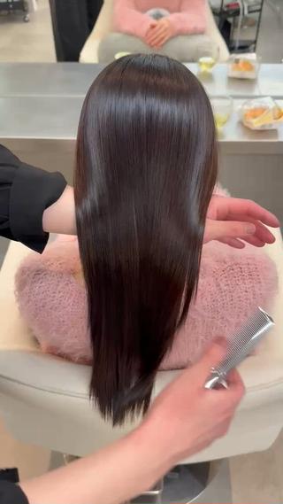 ロング 縮毛矯正/髪質改善 地域NO1のヘアスタイル