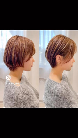 ショート カラー uni ボブ ショートカット特化のヘアスタイル