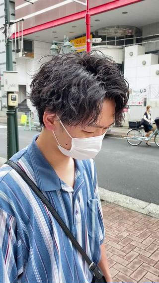 パーマ メンズ トレンドパーマ‼️ NAOKI💥のヘアスタイル