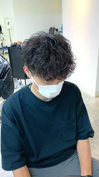 パーマ メンズ トレンドパーマ‼️ NAOKI💥のヘアスタイル