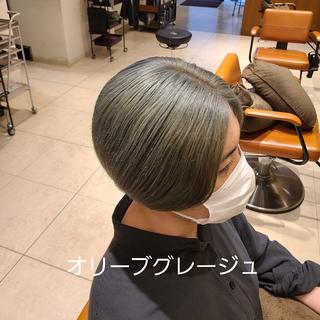 定期的にブリーチなどをやって頂いている方なのでブリーチはリタッチのみでダメージを抑えながらダブルカラーを楽しんで頂けます!