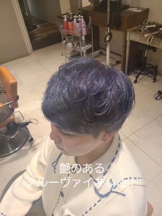 ショート カラー メンズ 中井 啓悟のヘアスタイル